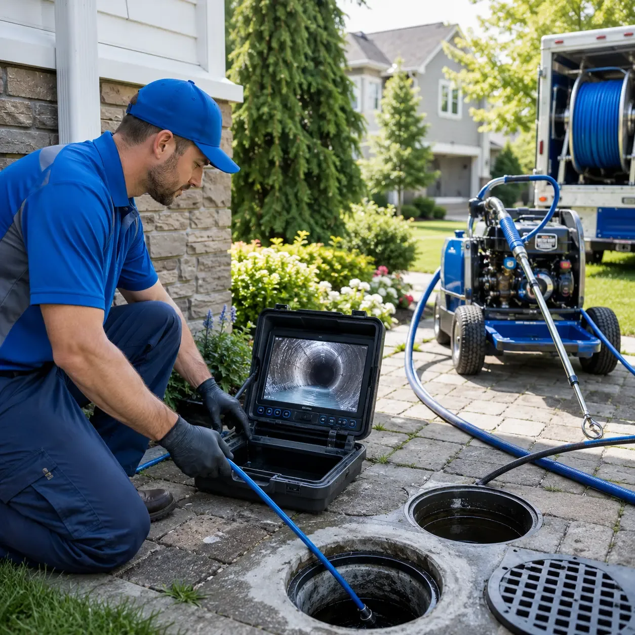 Outdoor drain cleaning professionals serving Brookhaven, PA